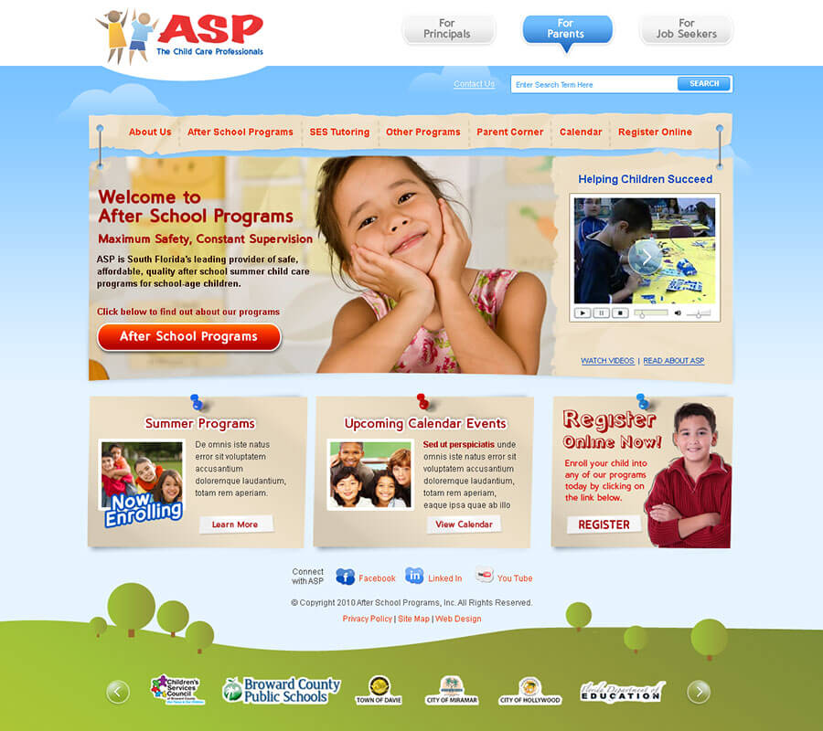 ASP website drafts