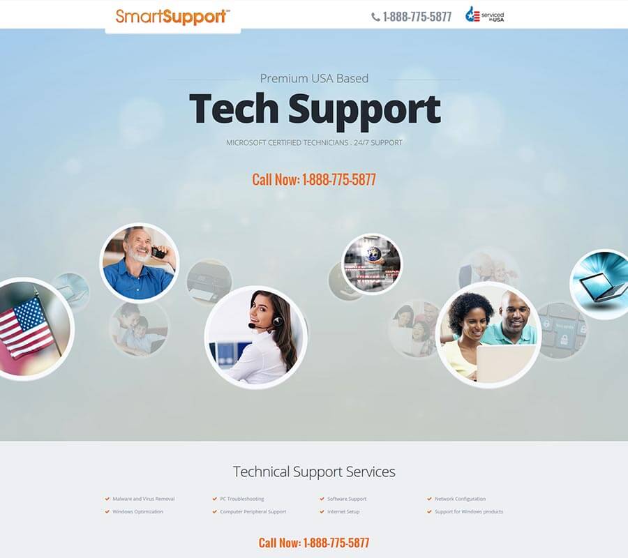 SmartSupport website redesign